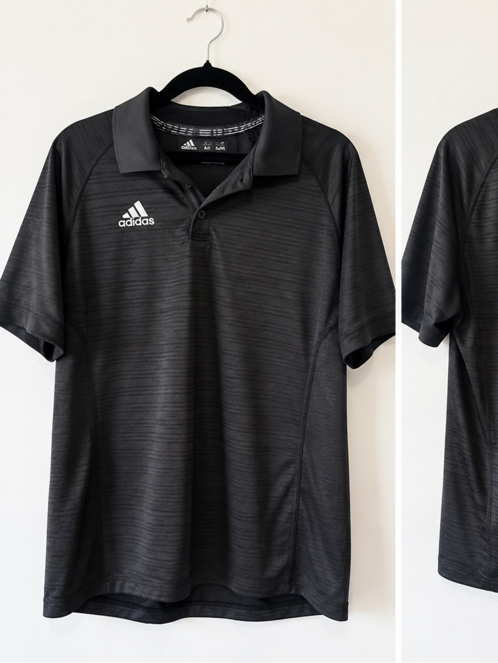 Adidas Men’s M Black Climalite Performance Golf Polo Shirt